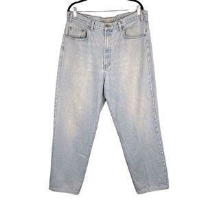 Merona Men's Light Wash High Rise Straight Leg Jeans Size 38